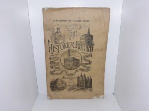 The Historical Record: Supplement to Volume 8: Vol. 8, No. 1, January, 1888 (1888)