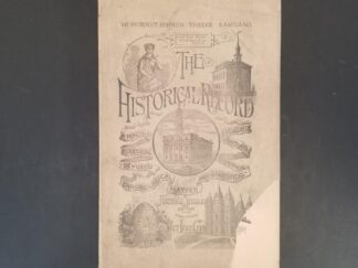 Morgenstjernen Tredie Aargang -- The Historical Record -- Andrew Jenson, ed. -- Softcover