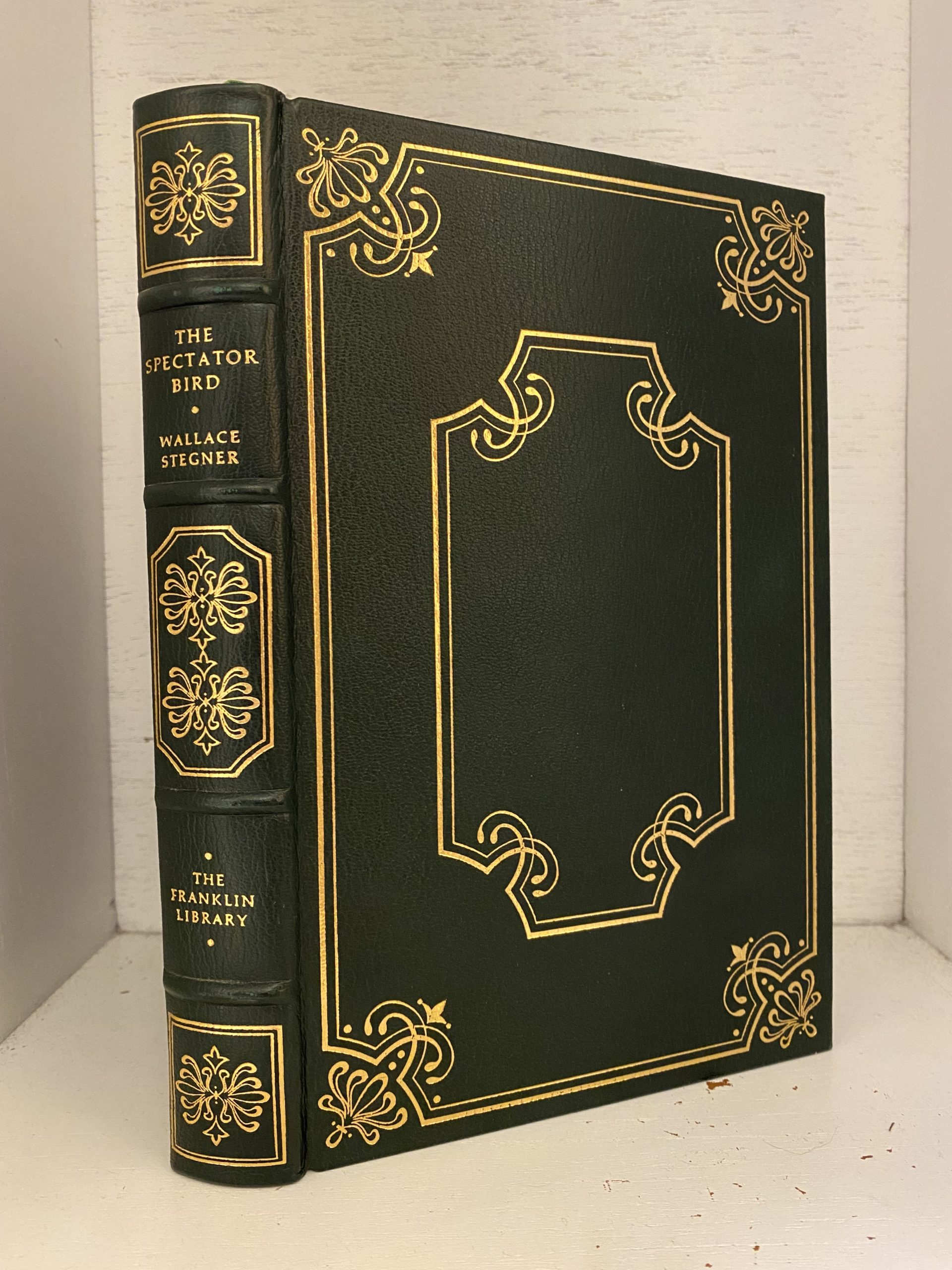 1976 - The Spectator Bird - Wallace Stegner - Leather-Bound Hardcover ...