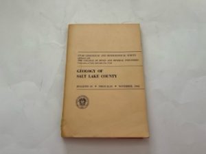 1964-Geology of Salt Lake County Bulletin 69 November 1964