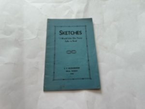 1936-Sketches: I Would Like Young Folks to Read-S.C. Richardson
