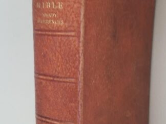 Holy Bible with Ready References ---Missionary Edition --- Bendable Brown Leather Binding --- Code: 25 O 72