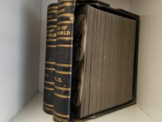 98 Stereoviews in Box — Partial Set of 100 Originally in the Box — Stereographic Library – Tour of the World – 2 Volumes