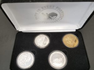 Faith in Every Footstep — Pioneers — 1847-1997 — 4 Coin Collection in Case
