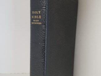 Holy Bible with Ready References --- Black Bendable Leather --- Missionary Edition --- Code: 50 B 77