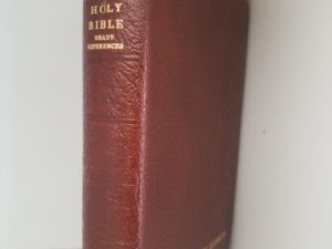 Holy Bible with Ready References — Missionary Edition — Brown Bendable Leather Binding — Code: 8/327 MB5 INDEX