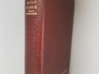 Holy Bible with Ready References -- Missionary Edition --- Brown Bendable Leather Binding -- Code: 8/327 MB5 INDEX