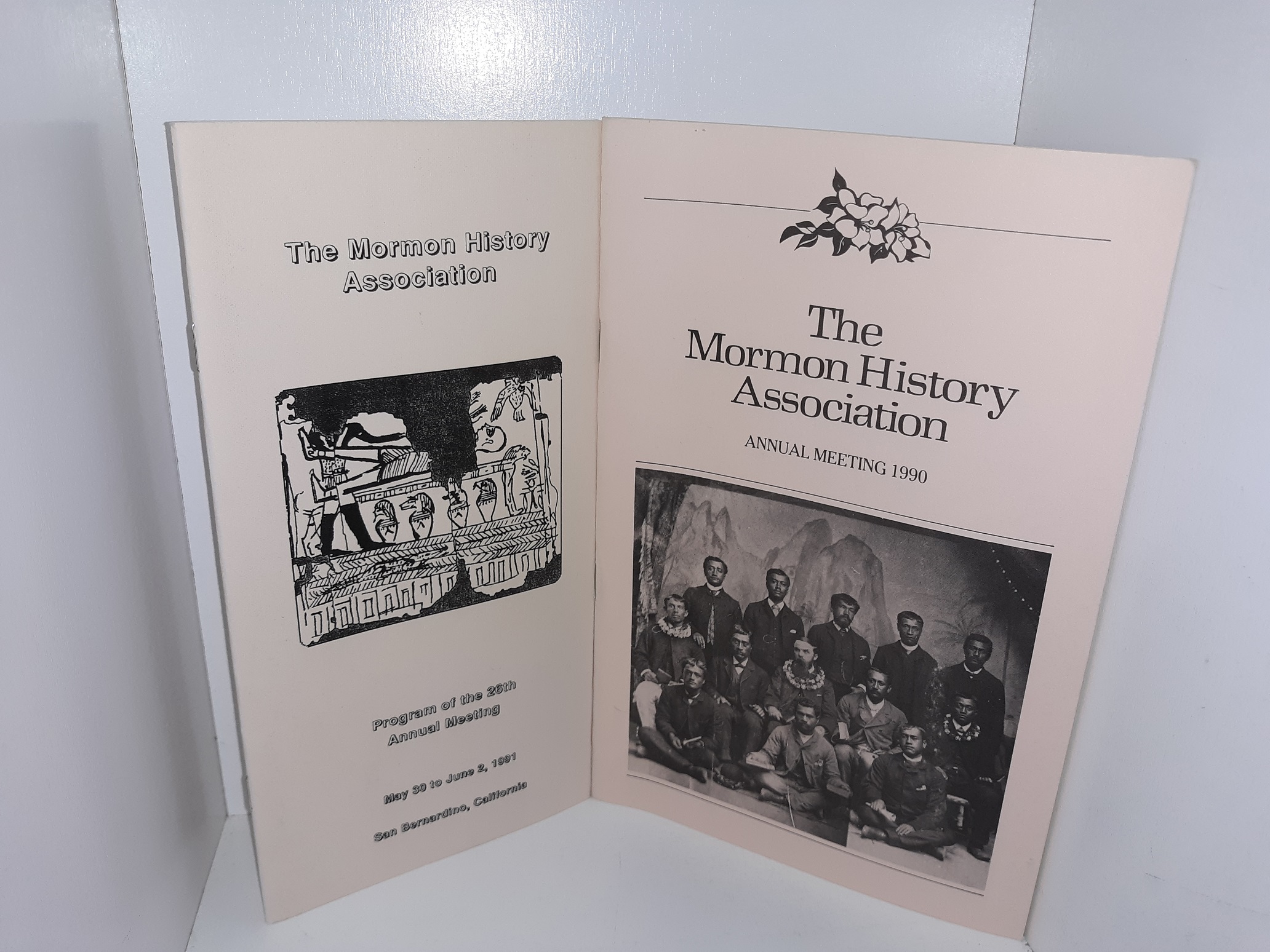 2 LDS Booklets: The Mormon History Association: Program of the 26th Annual Meeting, May 30 to June 2, 1991 / The Mormon History Association, Annual Meeting 1990
