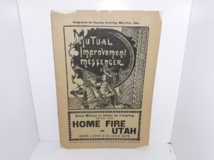 Mutual Improvement Messenger: Programs for Sunday Evening, May 5th, 1901 (1901)