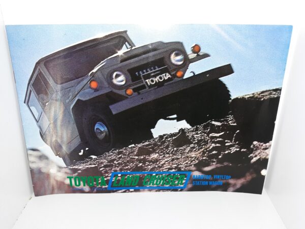 Toyota, 4-Wheel Drive, Land Cruiser, Hardtop, Vinyltop Station Wagon Advertisement Booklet