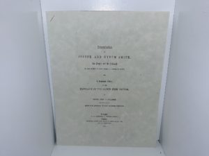 Assassination of Joseph and Hyrum Smith, The Prophet and the Patriarch of the Church of Jesus Christ of Latter-day Saints. Also a Condensed History of the Expulsion of the Saints from Nauvoo (Reprint) ~ by Elder John S. Fullmer