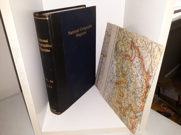 National Geographic Magazine: Vol. 86, 1944 w/ a Map of Germany, and a Map of the United States of America (1944)