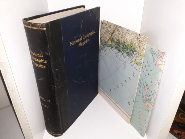 National Geographic Magazine: Vol. 91, 1947 w/ a Map of the Union of Soviet Socialist Republics, and a Map of Canada, Alaska & Greenland (1947)