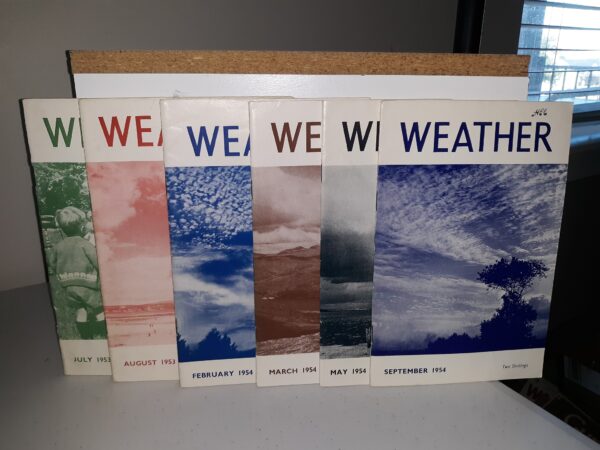 6 Issues of Weather: A Monthly Magazine for all Interested in Meteorology (See Details)