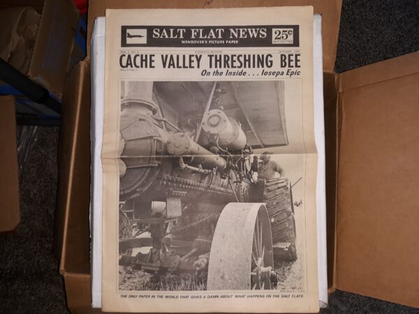 Salt Flat News: Wendover's Picture Paper: Vol. 1, No. 4, October, 1970 (Newspaper) (1970)