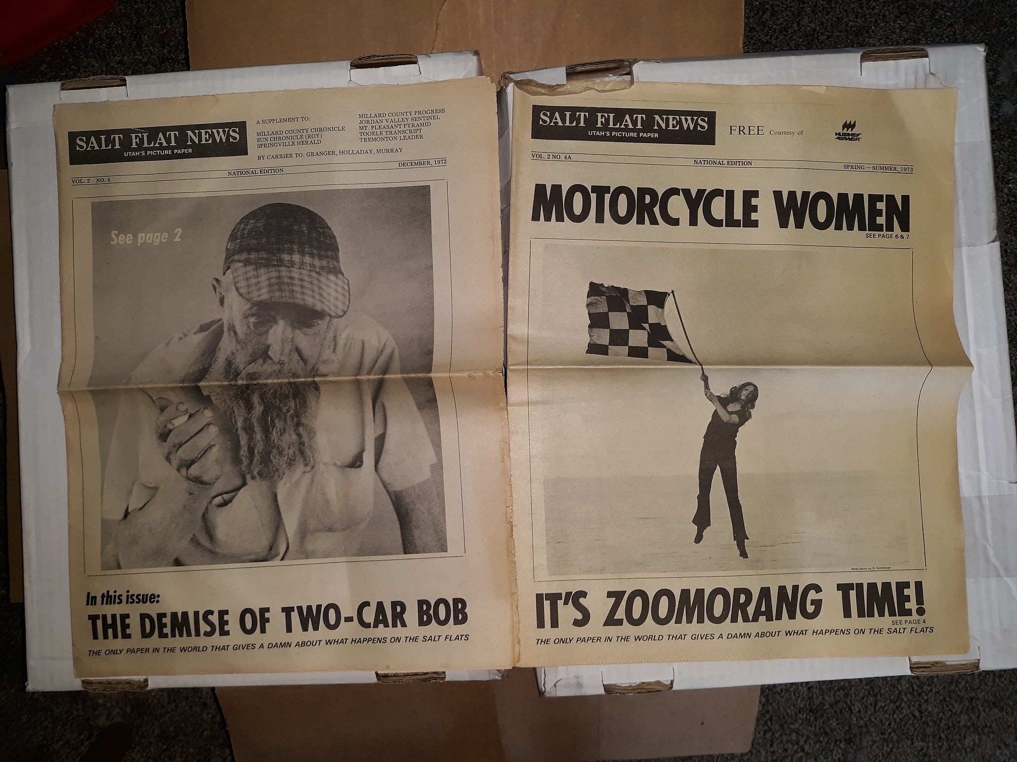 2 Issues of Salt Flat News: Utah’s Picture Paper (Newspapers)