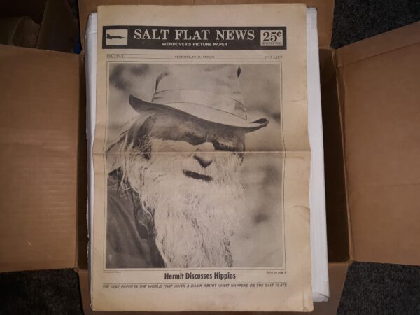 Salt Flat News: Wendover's Picture Paper: Vol. 1, No. 1, July 4, 1970 (Newspaper) (1970)