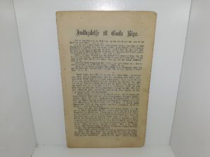 Indbydelse til Guds Rige (Danish: Invitation to the Kingdom) (Pamphlet) (1873)