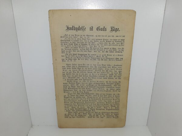 Indbydelse til Guds Rige (Danish: Invitation to the Kingdom) (Pamphlet) (1873)
