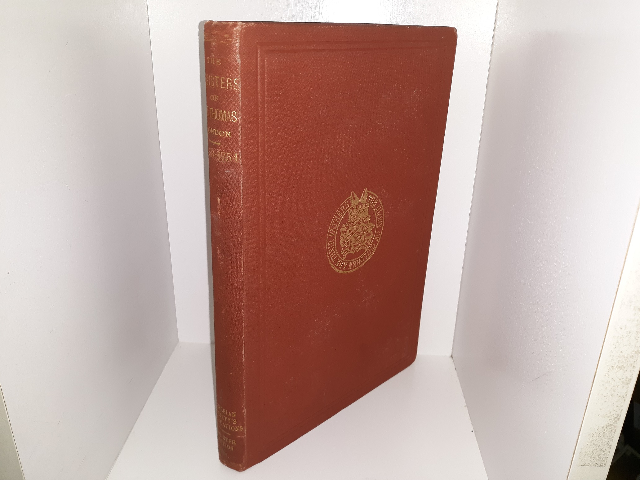 The Registers of St. Thomas London: 1558-1754 (1881) ~ Edited by Joseph Lemuel Chester