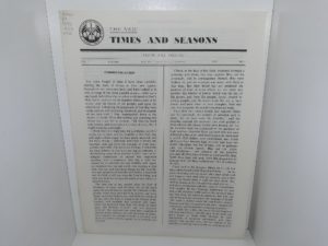 The New Times and Seasons: Vol. 2, No. 4, Autumn, 1975 (1975)