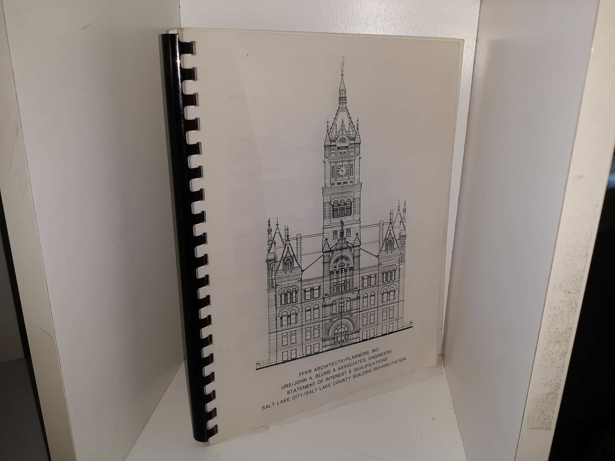 FFKR Architects/Planners, Inc., URS/John A. Blume & Associates, Engineers, Statement of Interest & Qualifications, Salt Lake City/Salt Lake County Building Rehabilitation (1984)