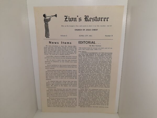 Zion’s Restorer: Vol. 2, No. 8