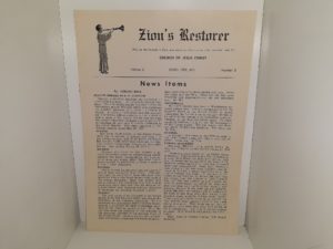 Zion’s Restorer: Vol. 2, No. 5