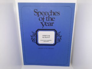 Speeches of the Year: Spiritual Ecology (1970) ~ by Elder Neal A. Maxwell