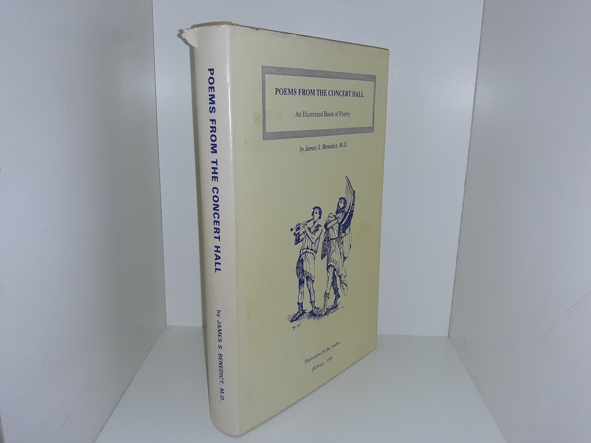 3 Signed Books of Poetry by James S. Benedict: Poems from the Concert Hall / The Phoebe’s Nest / Exhibition from a Poem Museum (See Details)