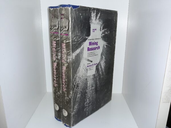 Mining Research 2 Vol. Set (1962) ~ Edited by George B. Clark