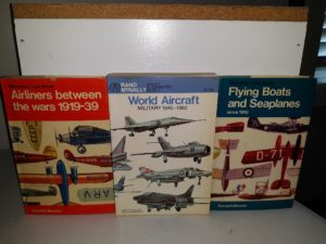3 Illustrated Guides to Aircraft: Airliners Between the Wars 1919-39 / World Aircraft: Military 1945-1960 / Flying Boats and Seaplanes Since 1910 (See Details)