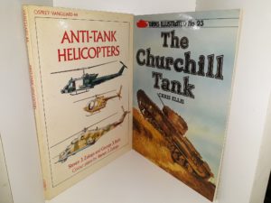 2 Books on Military Vehicles: Osprey • Vanguard 44: Anti-Tank Helicopters / Tanks Illustrated No. 25: The Churchill Tank (See Details)