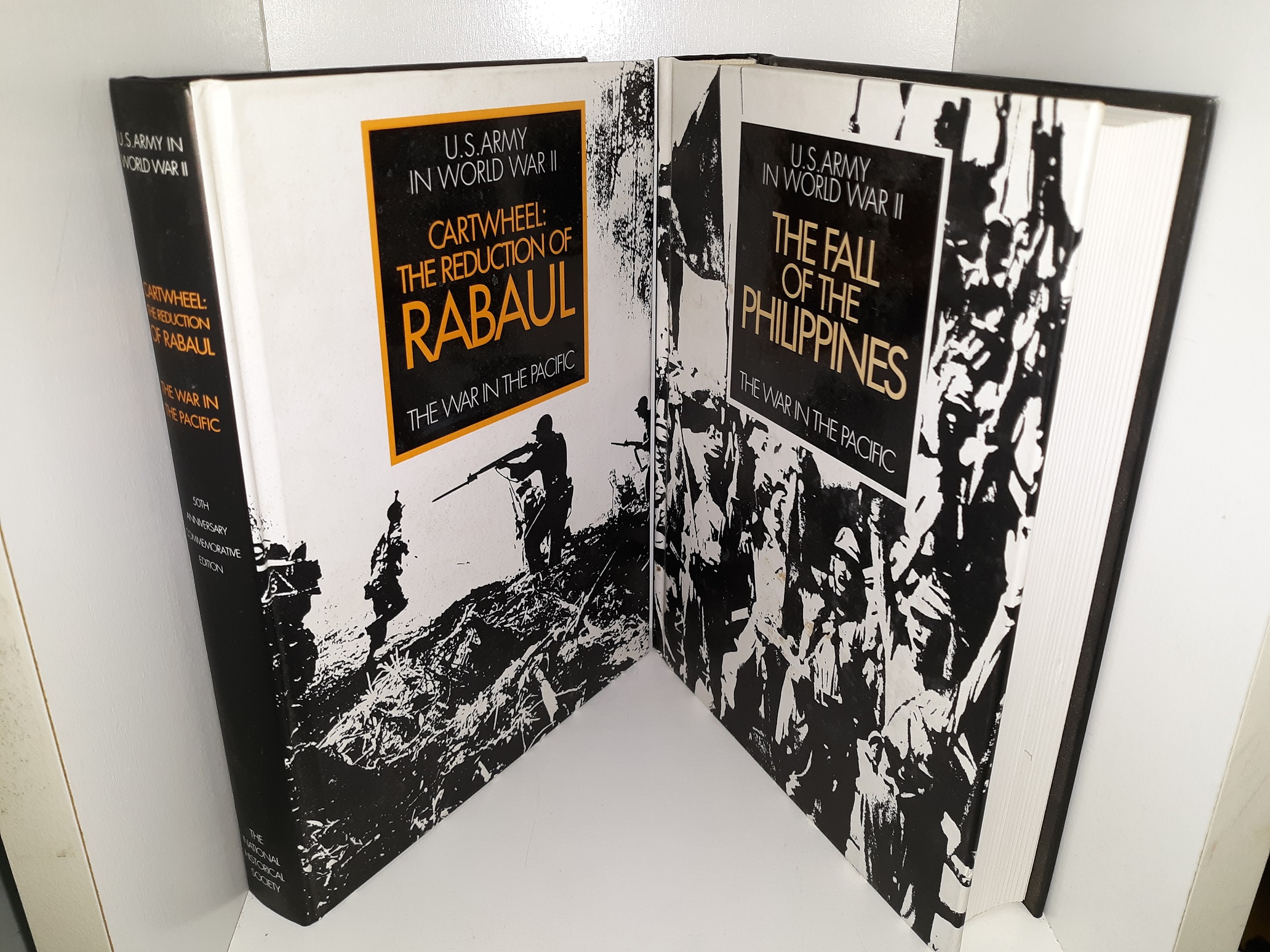 2 Books about the U.S. Army in World War II: Cartwheel: The Reduction of Rabaul: The War in the Pacific / The Fall of the Philipines: The War in the Pacific (See Details)
