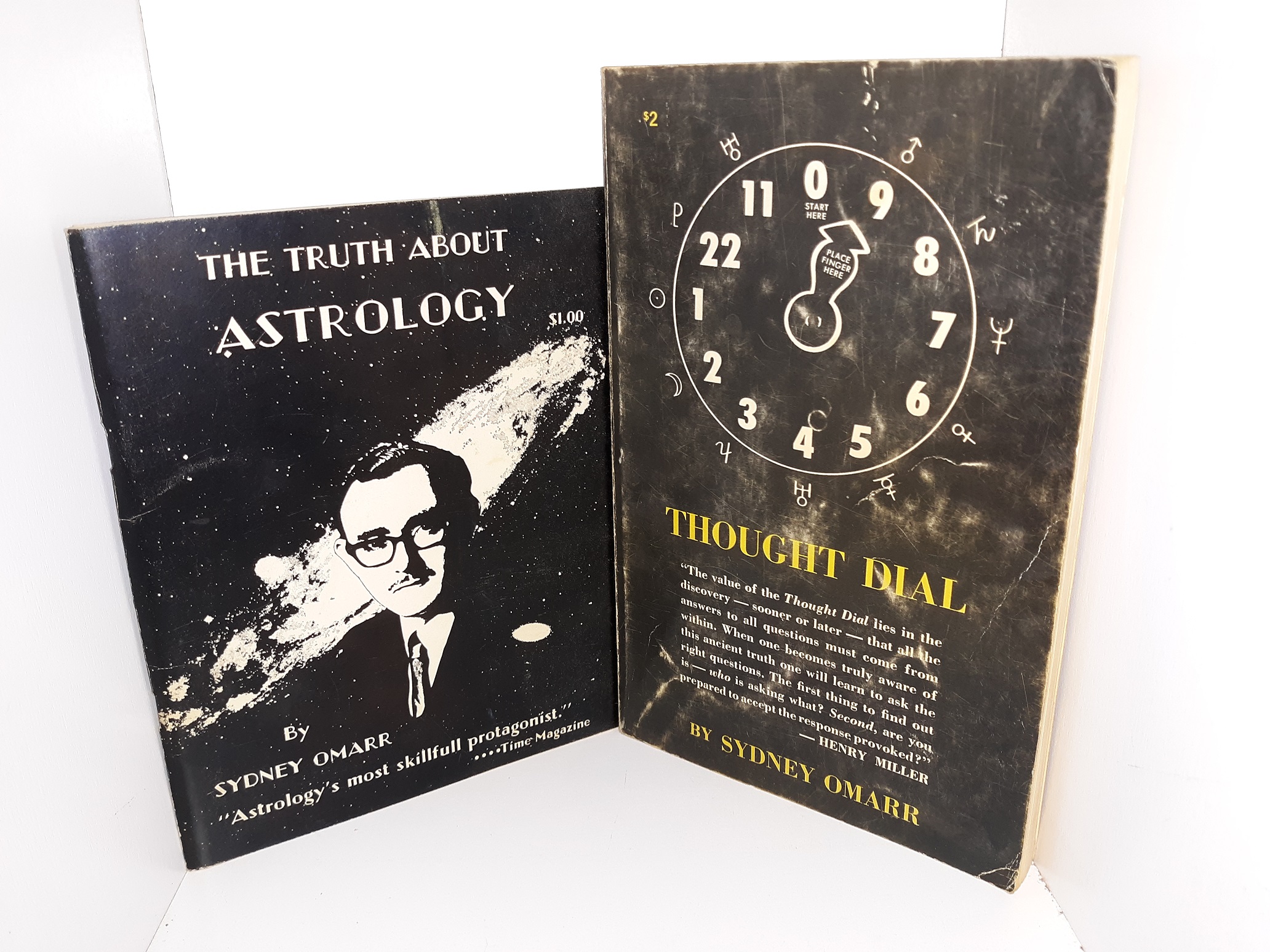 2 Books by Sydney Omarr: The Truth About Astrology / Thought Dial (See Details)