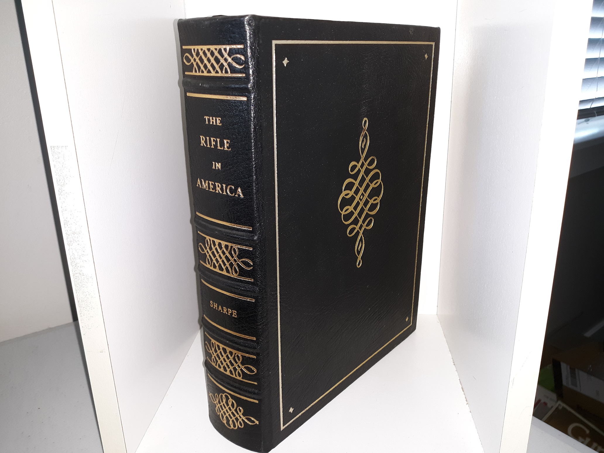 The Rifle in America (Leather) (1995) ~ by Philip B. Sharpe