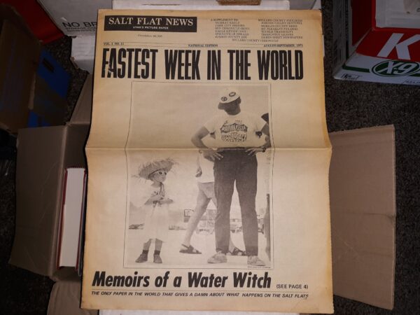 Salt Flat News: Vol. 1, No. 11, August-September, 1971 (Newspaper) (1971)