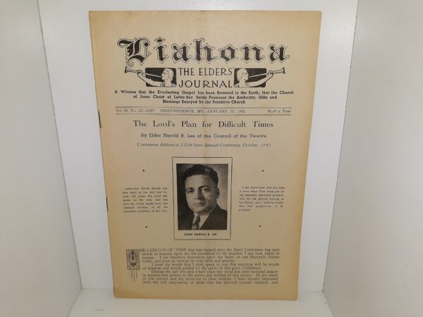 Liahona: The Elders’ Journal: Vol. 39, No. 15-1187, January 13, 1942 (1942)