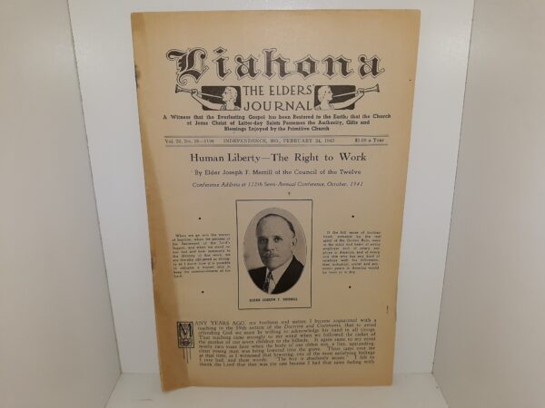 Liahona: The Elder’s Journal: Vol. 39, No. 18-1190, Independence, Mo., February 24, 1942 (1942)