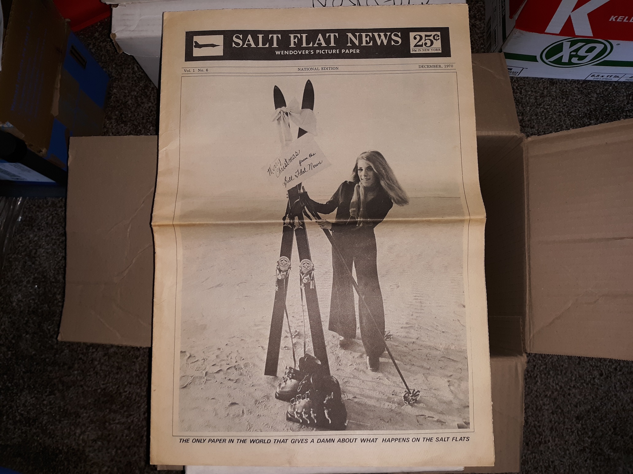 Salt Flat News: Vol. 1, No. 6, December, 1970 (Newspaper) (1970)