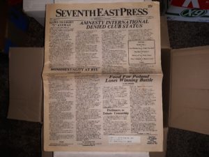 Seventh East Press: Year 1, No. 15, 12 April, 1982 (Newspaper) (1982)