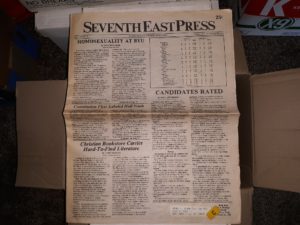 Seventh East Press: Year 1, No. 14, 27 March, 1982 (Newspaper) (1982)