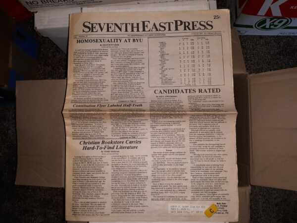 Seventh East Press: Year 1, No. 14, 27 March, 1982 (Newspaper) (1982)