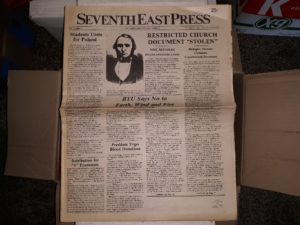 Seventh East Press: Year 1, No. 9, 18 January, 1982 (Newspaper) (1982)