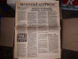 Seventh East Press: Year 1, No. 8, 15 December, 1981 (Newspaper) (1981)
