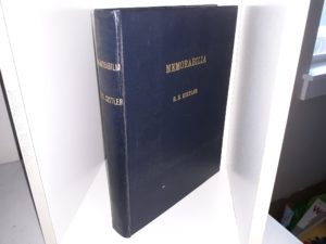 Memorabilia (1968) ~ by S. S. Kistler