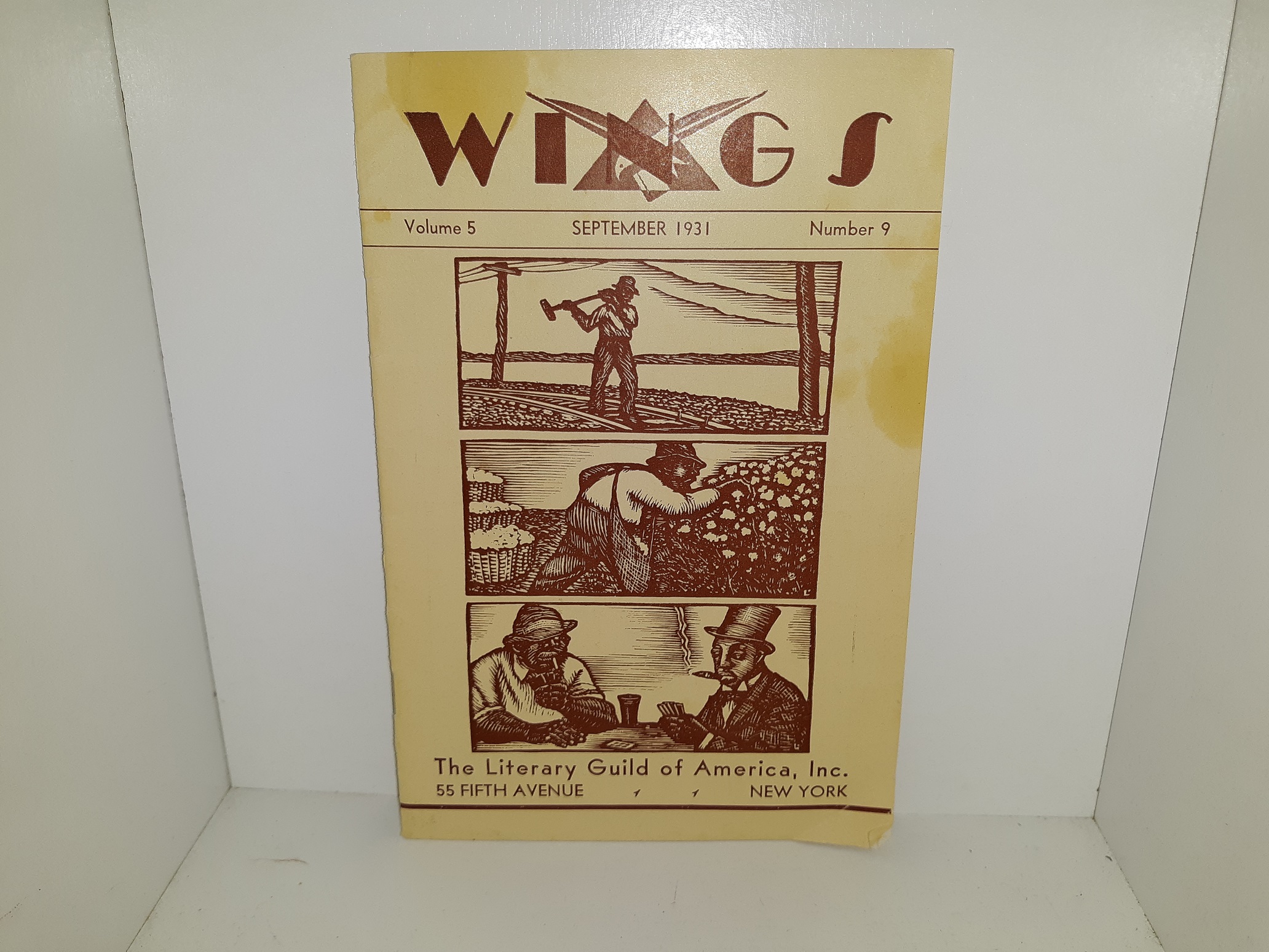 Wings: The Literary Guide of America: Vol. 5, No. 9, September 1931 (1931)