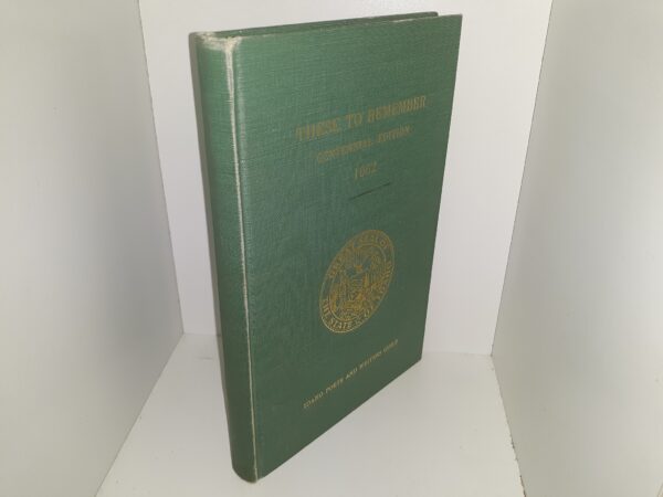 These to Remember (Centennial Edition, 1962) (Signed by One of the Contributors (Mark Hart)) (1962)