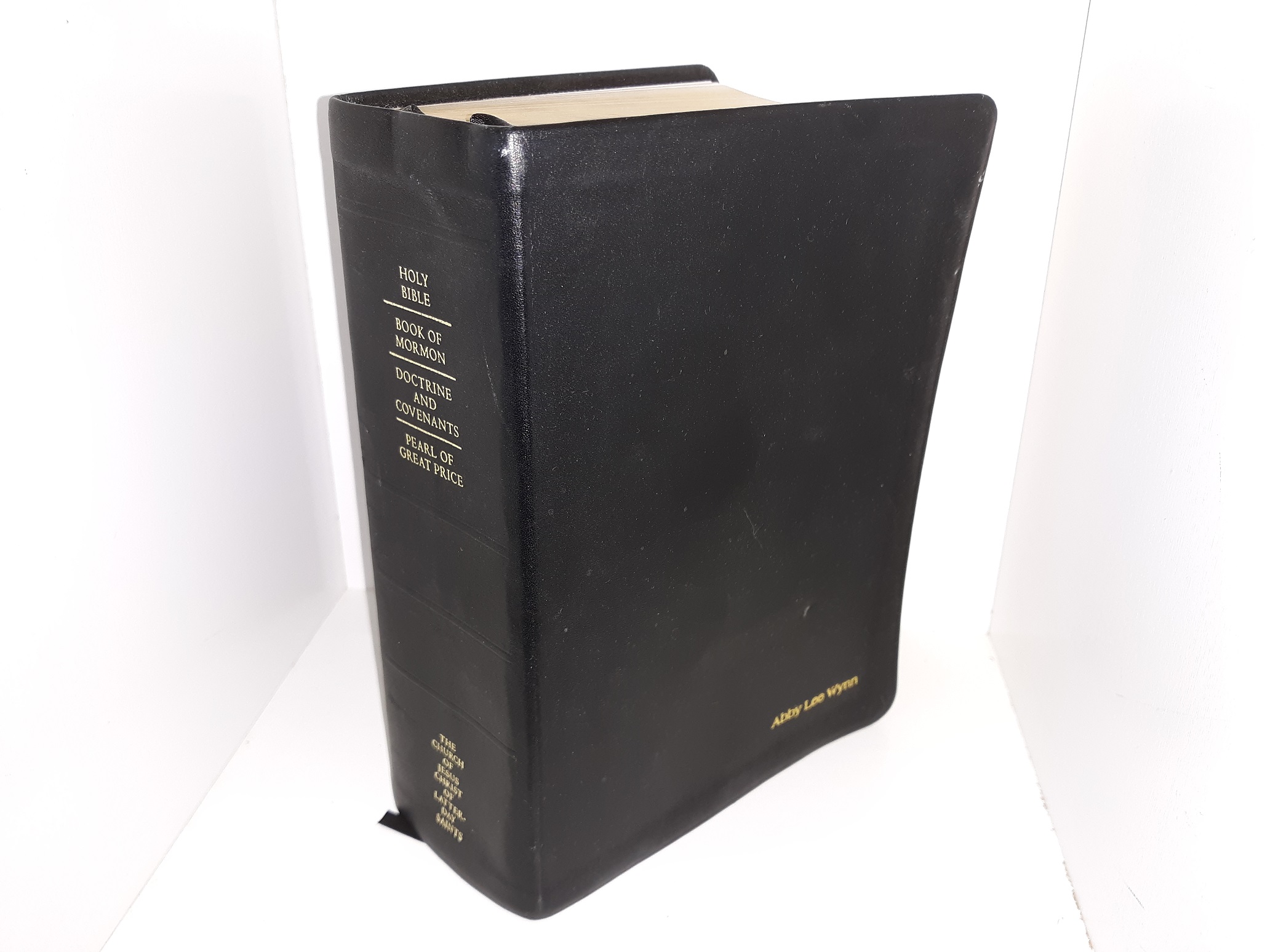 LDS, Black Leather, Quadruple Combination (2015) - Eborn Books