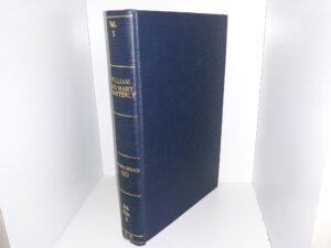 William and Mary Quarterly: Vol. 3, Second Series, 1923 (Ex-Library) (1923) ~ Edited by J. A. C. Chandler, and E. G. Swem